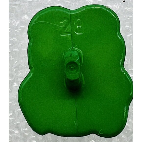 Dill Buttons Plastic Green Frog Googly Eyes Lot of 8 3/4 inch 20mm Germany - Picture 3 of 7